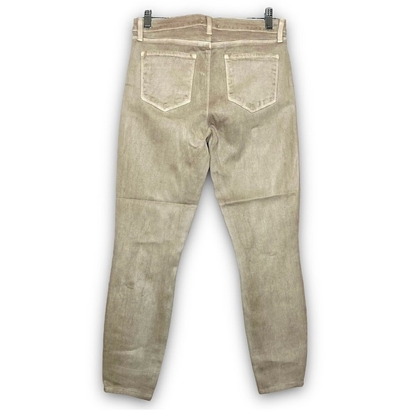 NEW L'AGENCE Margot Skinny Jeans Ankle Crop High
Waist Glitter Coated Denim 24 - Picture 7 of 12